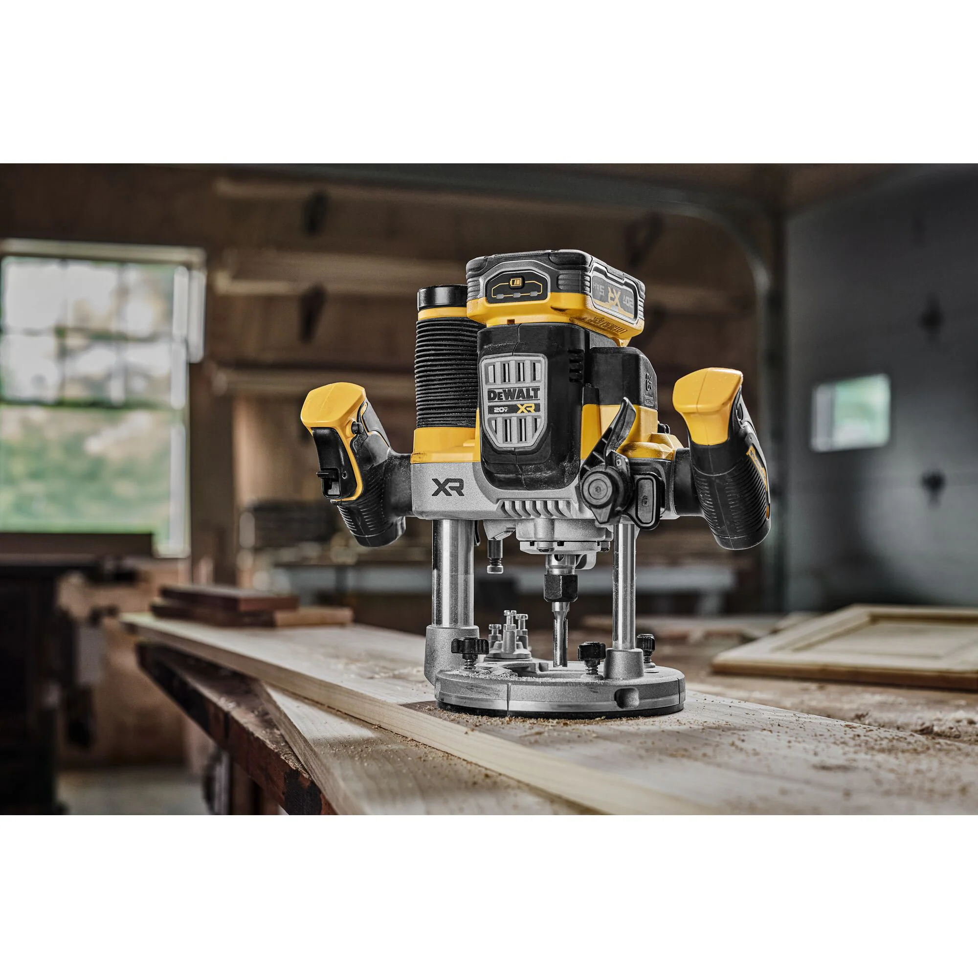DEWALT XR 1/4-in and 1/2-in 2.25-HP Variable Brushless Plunge Cordless Router (Battery and Charger Not Included)