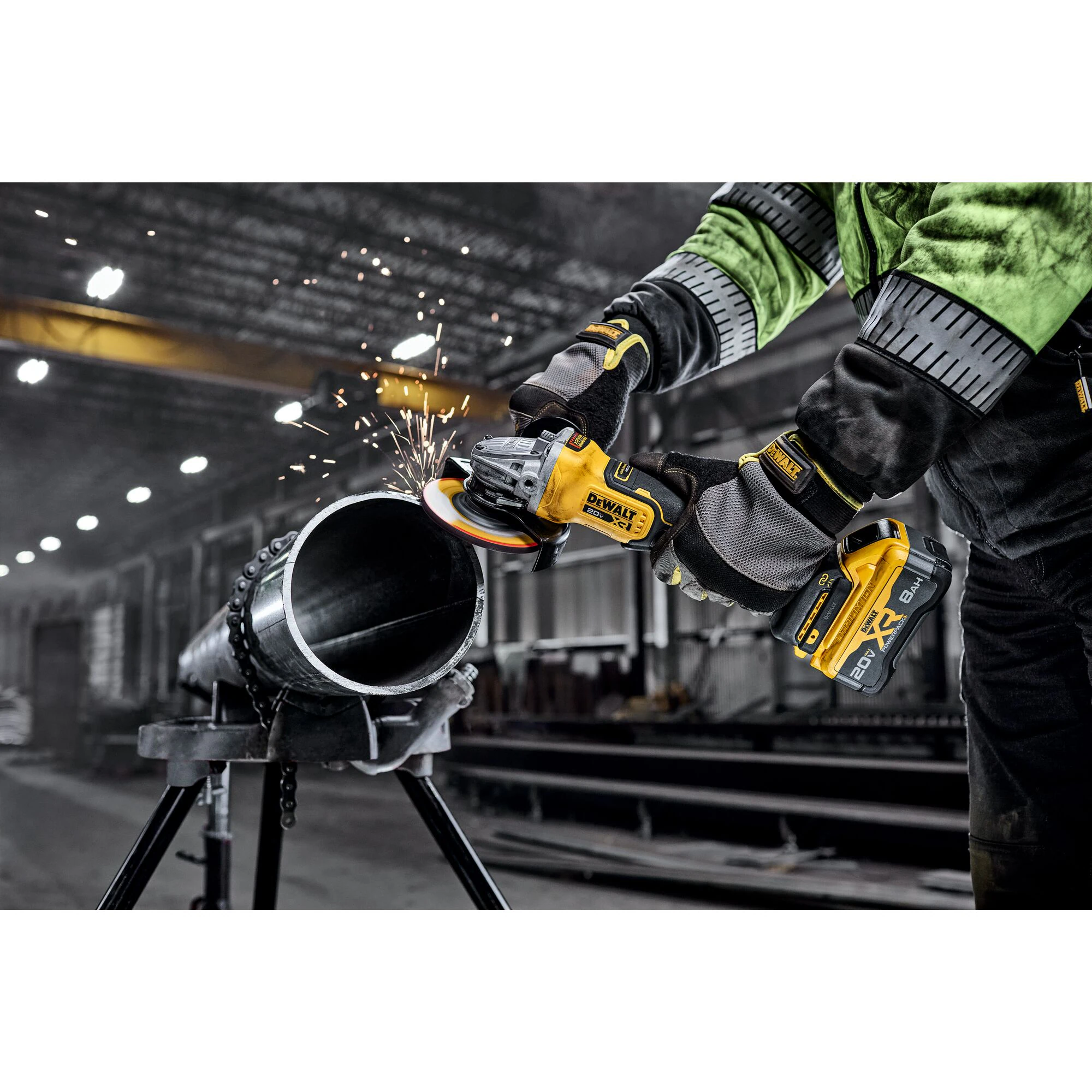 DEWALT XR 4.5-in 20-volt Max Paddle Switch Brushless Cordless Angle Grinder (Battery and Charger Not Included)