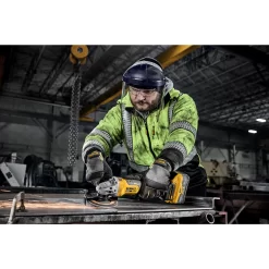 DEWALT XR 4.5-in 20-volt Max Paddle Switch Brushless Cordless Angle Grinder (1-Battery and Charger Included)