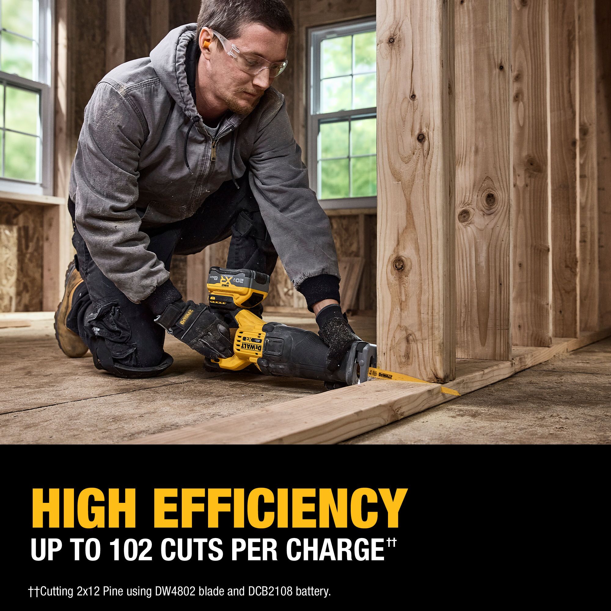 DEWALT XR 20-volt Max Variable Brushless Cordless Reciprocating Saw (Battery & Charger Included) - Image 7
