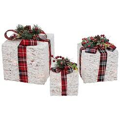 Northlight 12-in Gift Box Free Standing Decoration with White Incandescent Lights