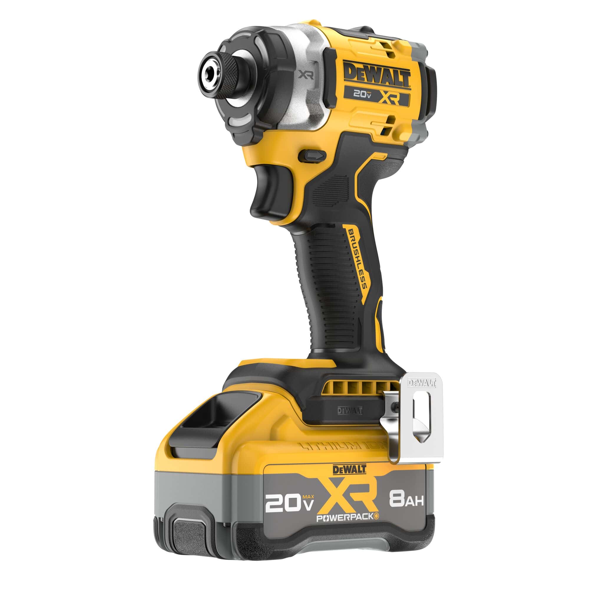 DEWALT XR 20-volt Max 1/4-in Brushless Cordless Impact Driver (Battery and Charger Included with Soft Bag)