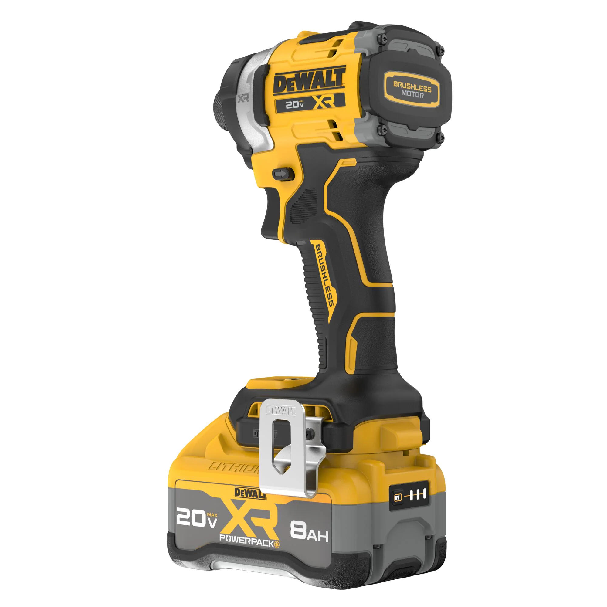 DEWALT XR 20-volt Max 1/4-in Brushless Cordless Impact Driver (Battery and Charger Included with Soft Bag)