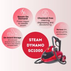 Ewbank Multi-Tool Steam Dynamo 8-ft Upholstery Multipurpose Steam Cleaner