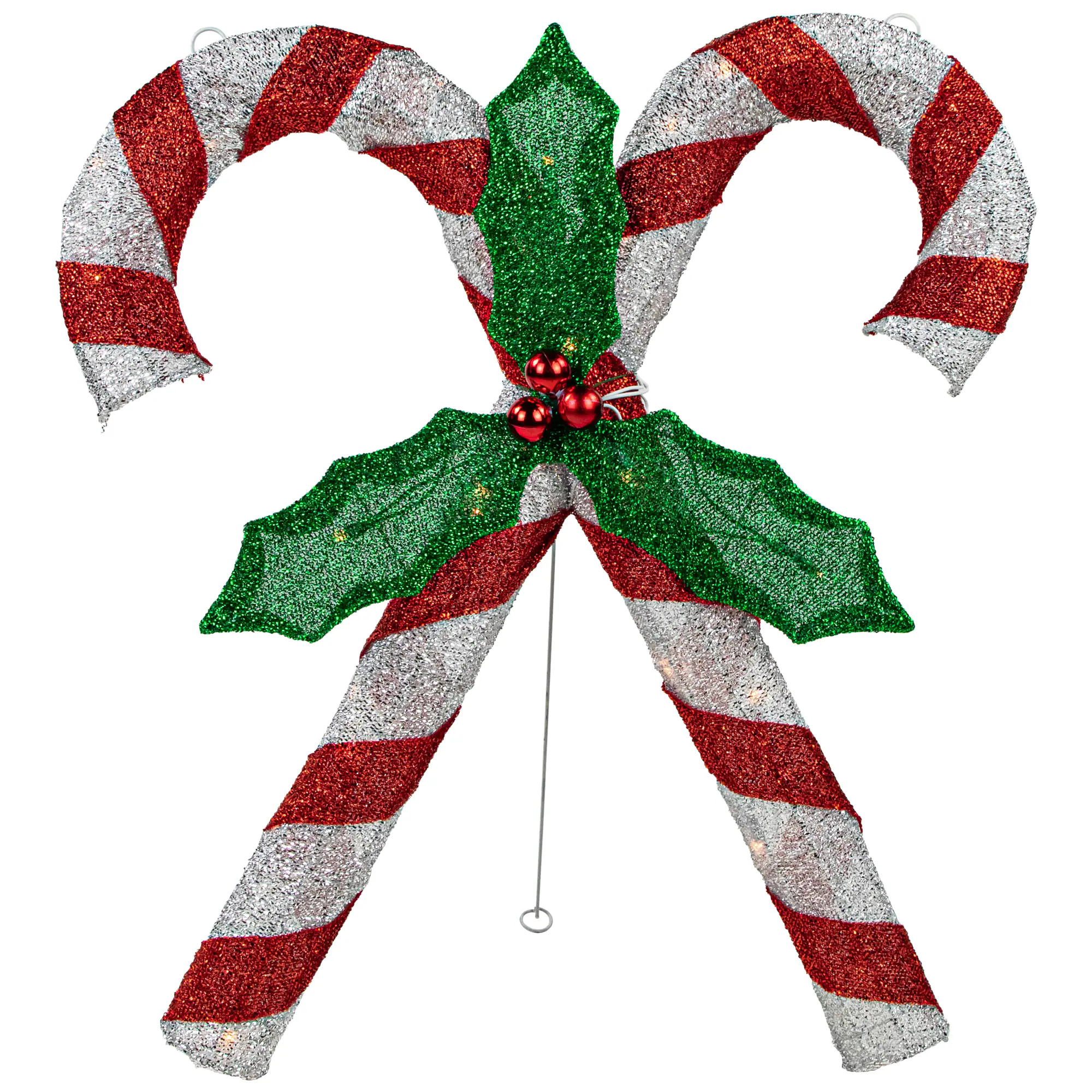 Northlight 26-in Candy Cane Light Display with Clear Incandescent Lights