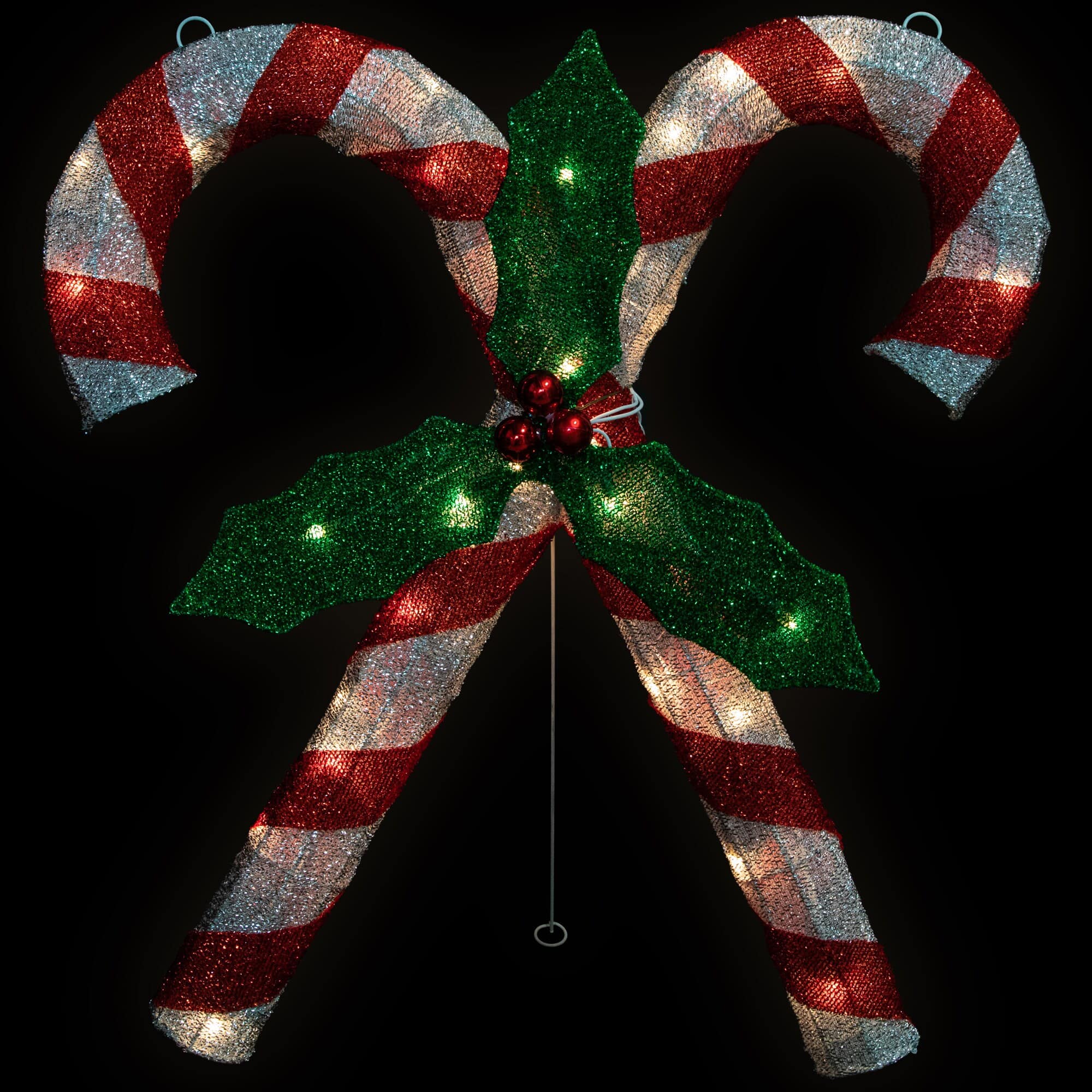 Northlight 26-in Candy Cane Light Display with Clear Incandescent Lights