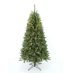 Holiday Living 6.5-ft Seattle Fir Pre-lit LED Artificial Christmas Tree