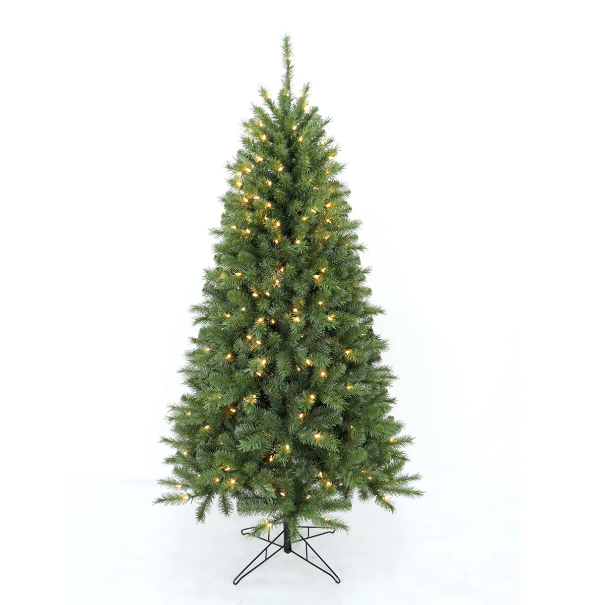 Holiday Living 6.5-ft Seattle Fir Pre-lit LED Artificial Christmas Tree