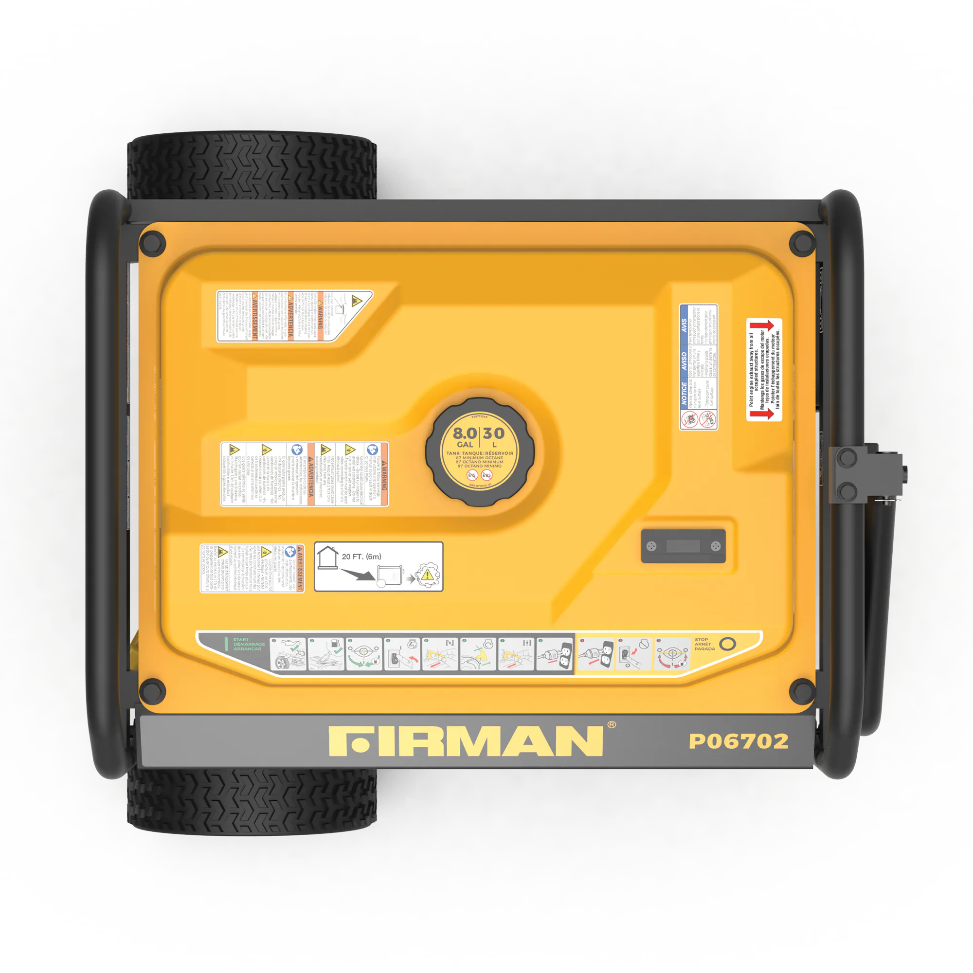 Firman Performance 8350 / 6700-Watt Single Fuel (Gasoline) Portable Generator