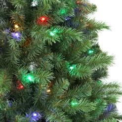 Holiday Living 6.5-ft Seattle Fir Pre-lit LED Artificial Christmas Tree
