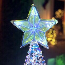 Fraser Hill Farm 60-in Tree Yard Decoration with Multicolor LED Lights