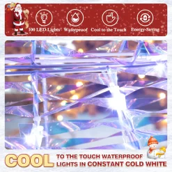 VEIKOUS 53.1-in Snowman Free Standing Decoration with White LED Lights