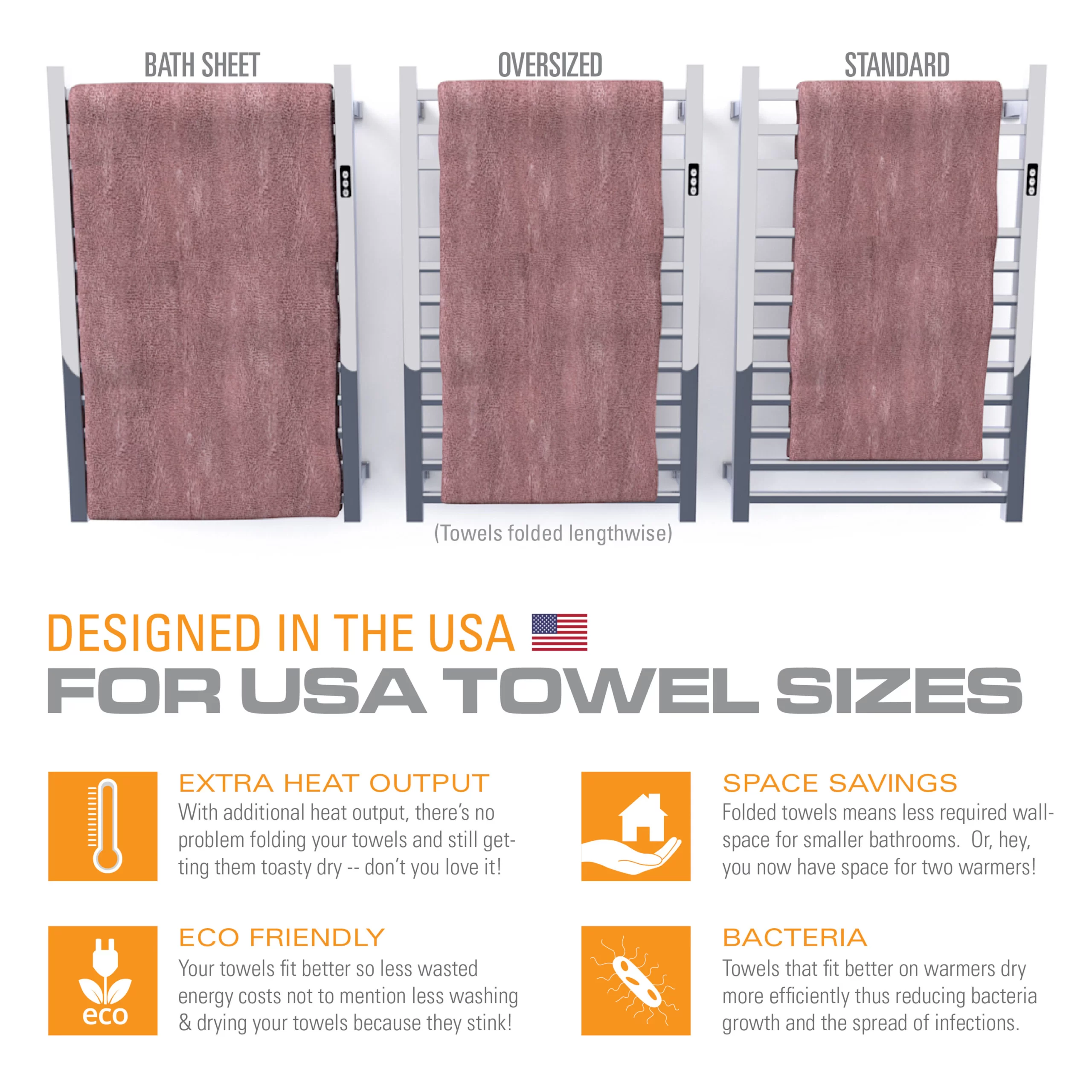 Brandon Basics Brushed Stainless Steel Hardwired/plug-in Wall Mount Towel Warmer 20.5-in x 4.875-in x 31.75-in