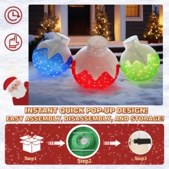 VEIKOUS 35-in Ornament Free Standing Decoration with White LED Lights