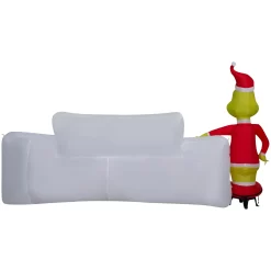 Gemmy The Grinch 59.84-in Inflatable with White LED Lights
