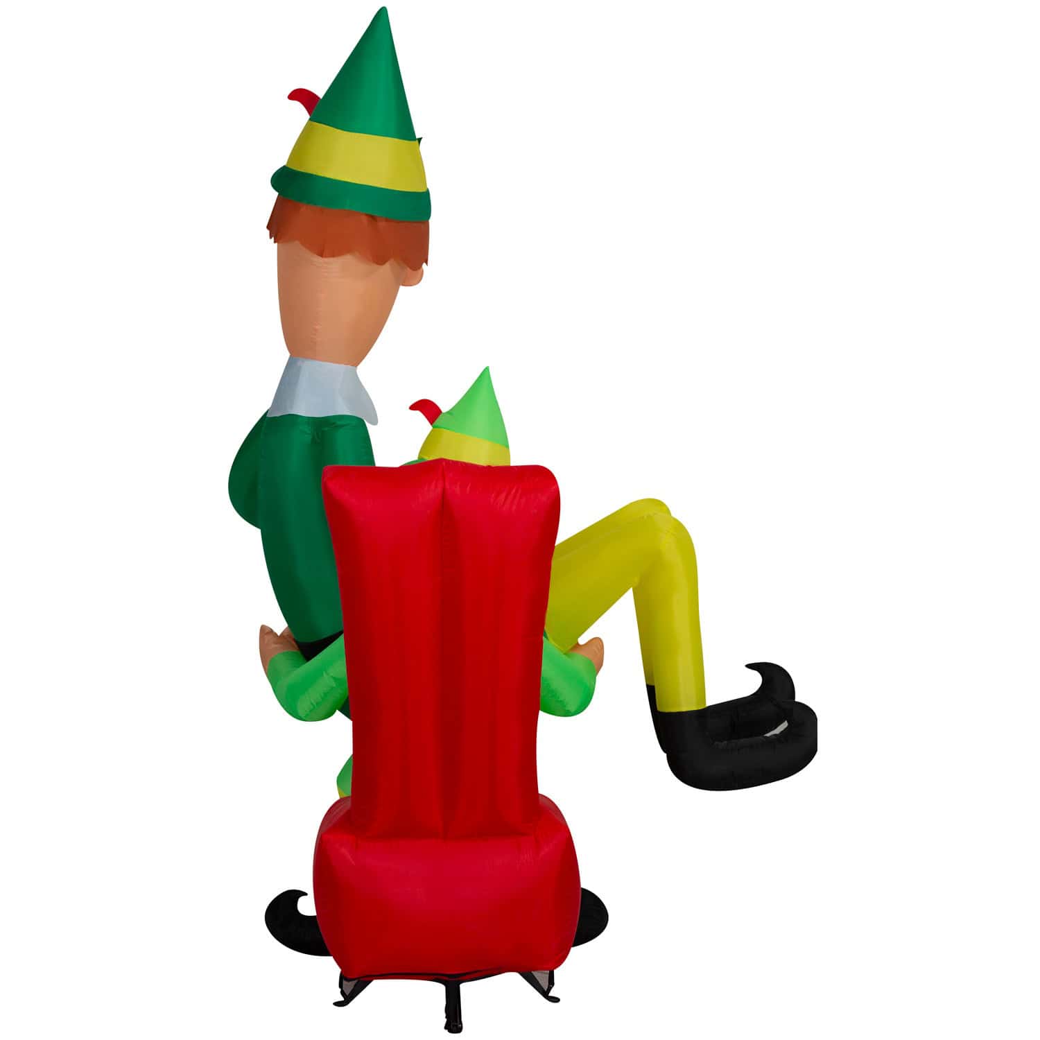 Gemmy Buddy The Elf 83.86-in Elf Inflatable with White LED Lights