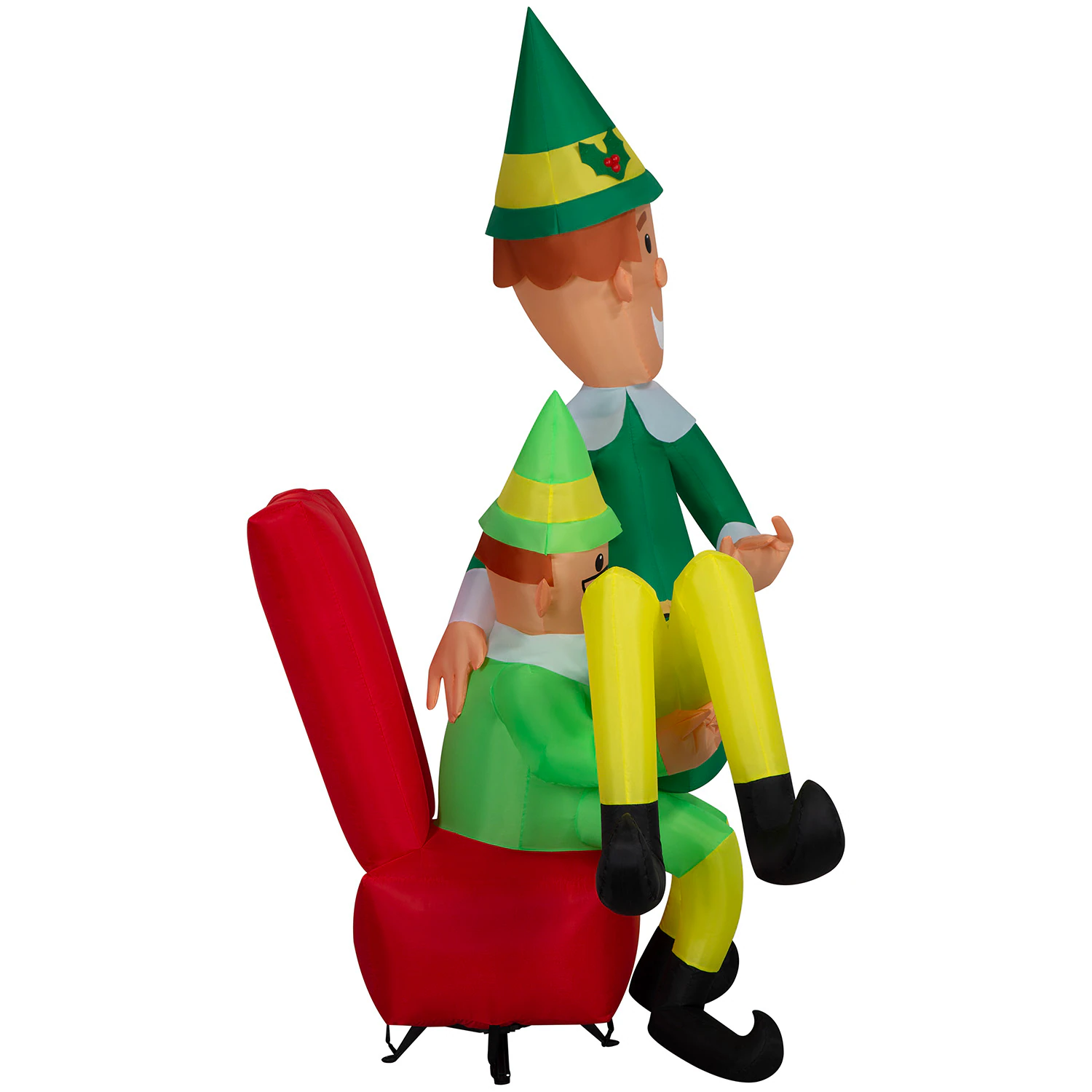 Gemmy Buddy The Elf 83.86-in Elf Inflatable with White LED Lights