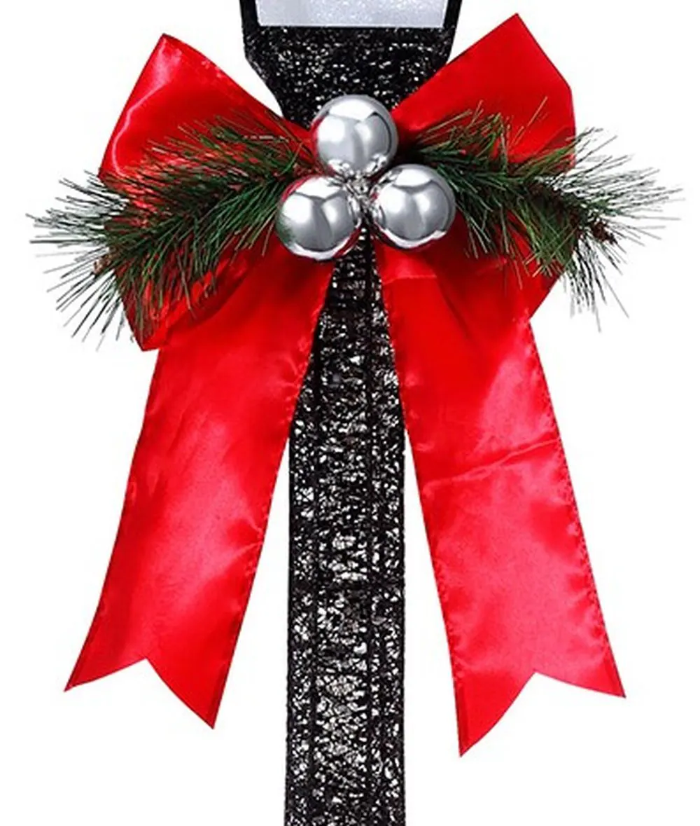 Haute Decor 60-in Lamp Post Yard Decoration with White LED Lights