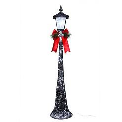 Haute Decor 60-in Lamp Post Yard Decoration with White LED Lights