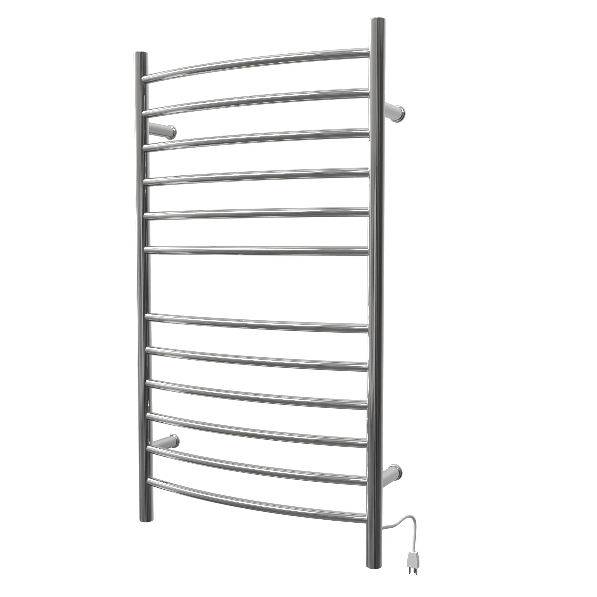 Amba Products Polished Stainless Hardwired Wall Mount Towel Warmer 24.5-in x 5.75-in x 41-in
