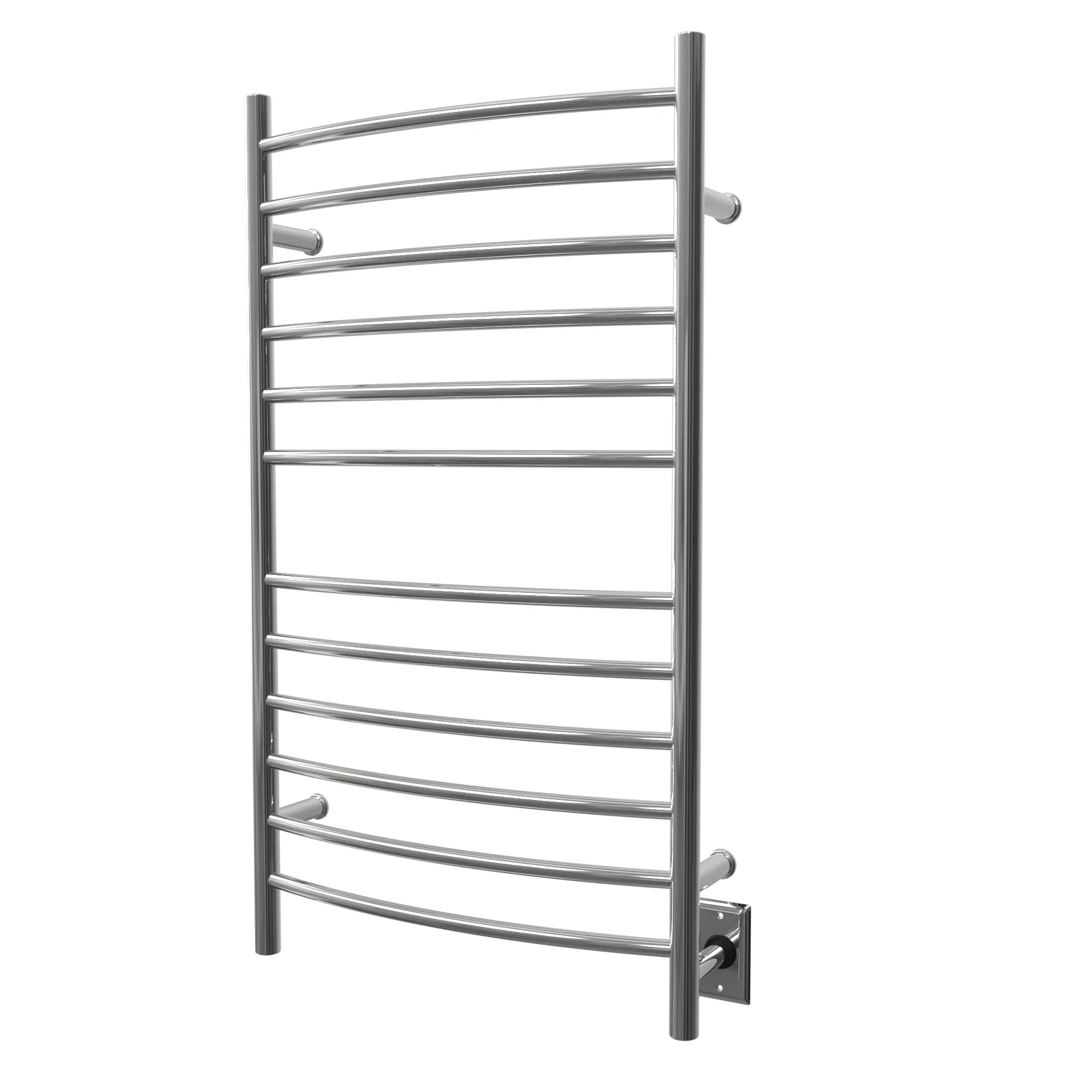 Amba Products Polished Stainless Hardwired Wall Mount Towel Warmer 24.5-in x 5.75-in x 41-in