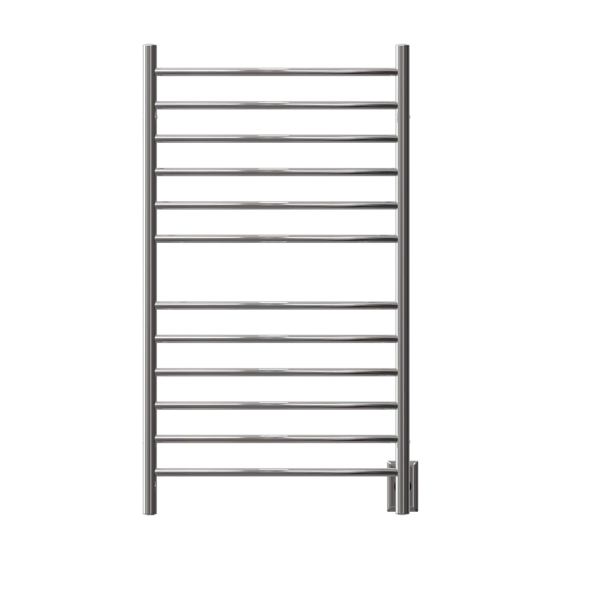 Amba Products Polished Stainless Hardwired Wall Mount Towel Warmer 24.5-in x 5.75-in x 41-in