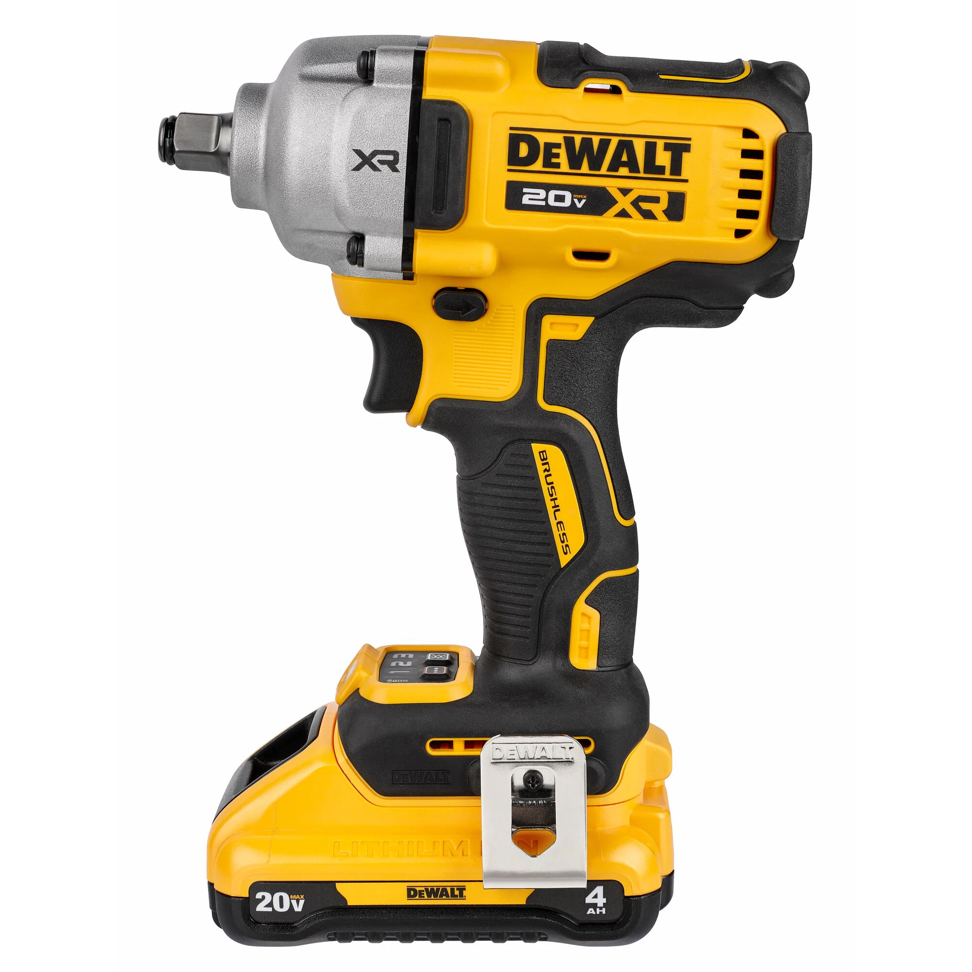 DEWALT XR 20-volt Max Variable Brushless 1/2-in Drive Cordless Impact Wrench (Battery and Charger Included)