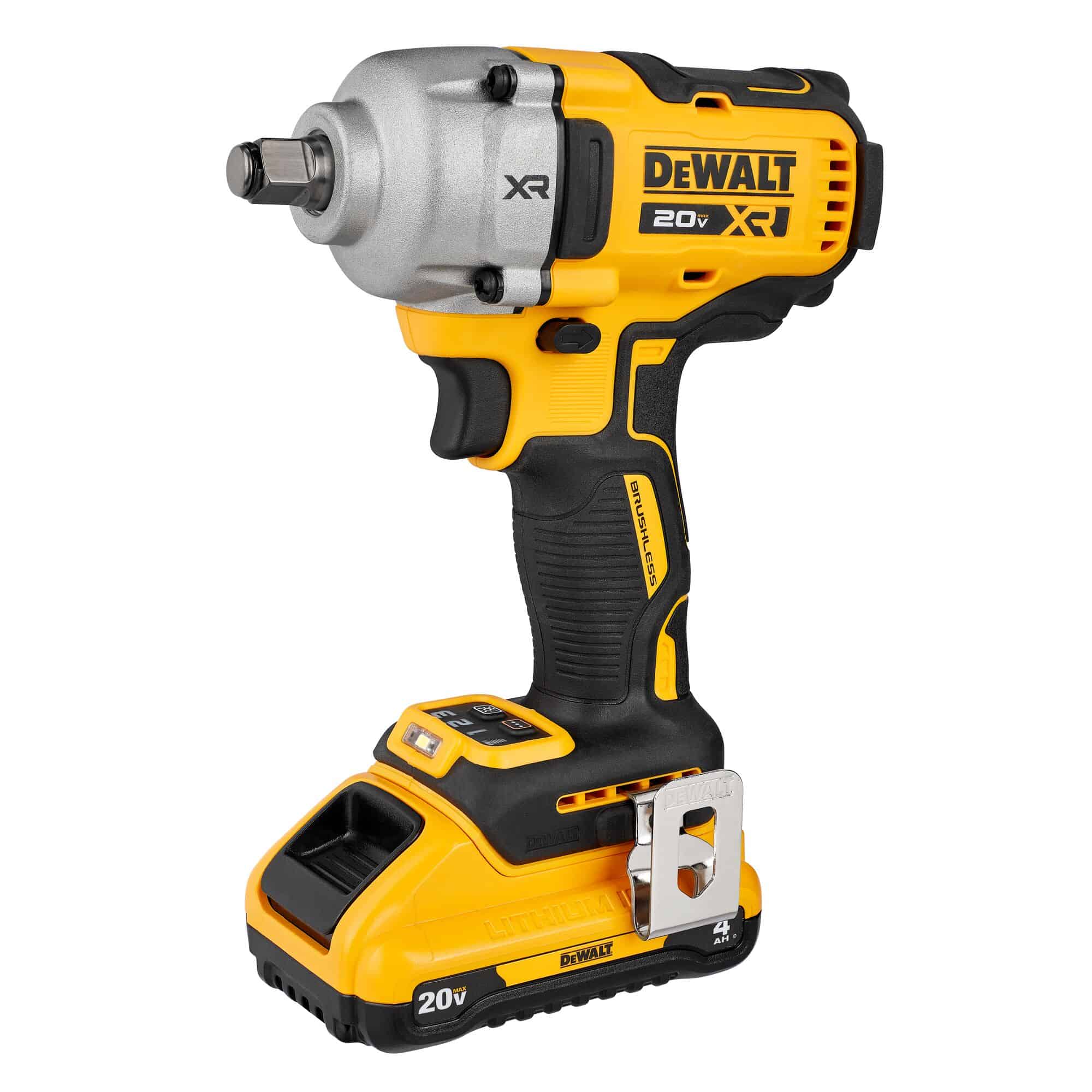 DEWALT XR 20-volt Max Variable Brushless 1/2-in Drive Cordless Impact Wrench (Battery and Charger Included)