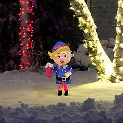 Northlight 19-in Yard Decoration with Clear Incandescent Lights