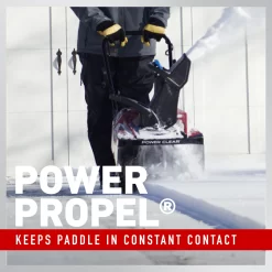 Toro Power Clear 18-in Single-stage Push with Auger Assistance Gas Snow Blower