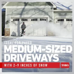 Toro Power Clear 18-in Single-stage Push with Auger Assistance Gas Snow Blower