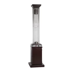 Fire Sense 46000-BTU Bronze Steel Floorstanding Liquid Propane Patio Heater