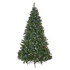 AAZJ 7-ft Pencil Pine Pencil Artificial Christmas Tree