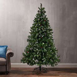 AAZJ 7-ft Pencil Pine Pencil Artificial Christmas Tree