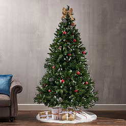 AAZJ 7-ft Pencil Pine Pencil Artificial Christmas Tree