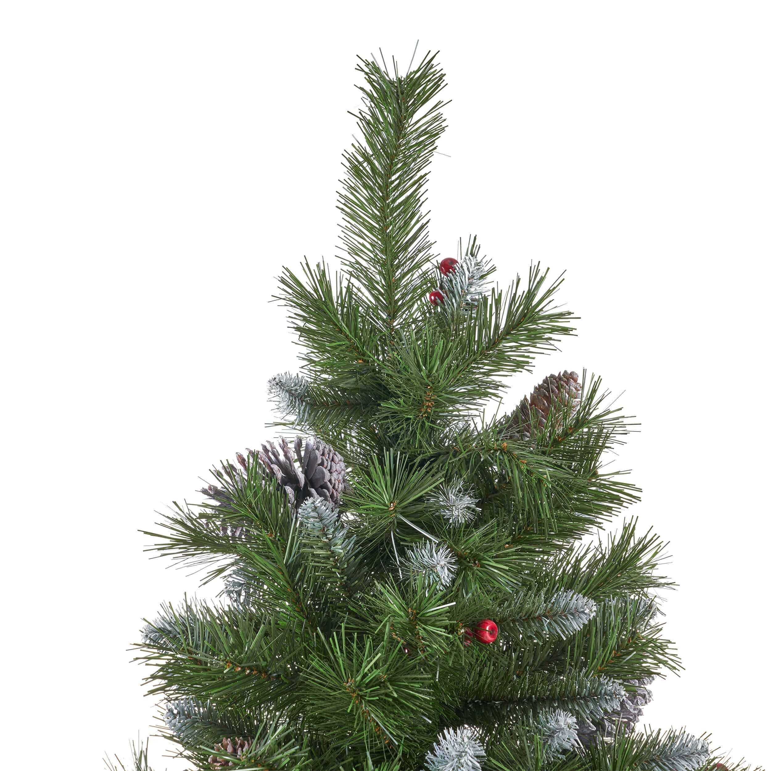 AAZJ 7-ft Pencil Pine Pencil Artificial Christmas Tree