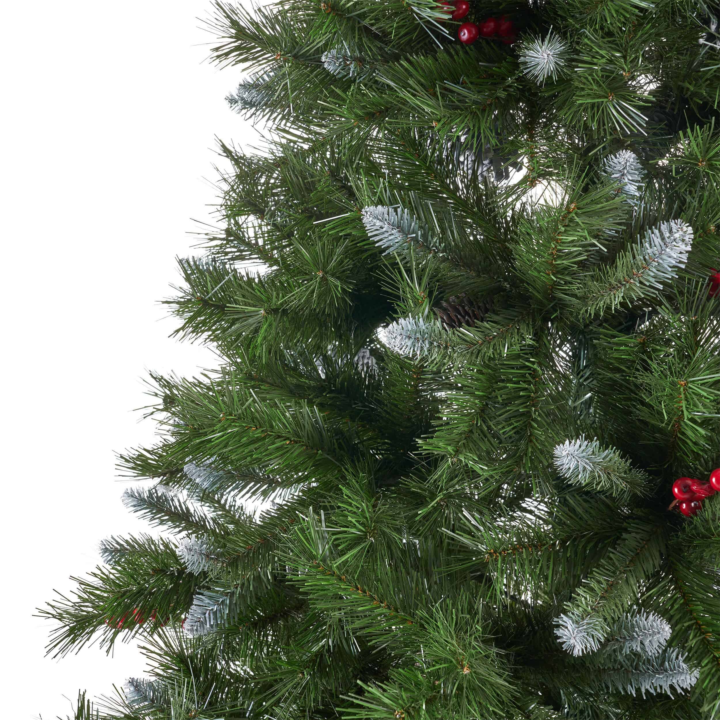 AAZJ 7-ft Pencil Pine Pencil Artificial Christmas Tree