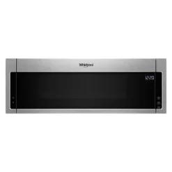 Whirlpool 1.1-cu ft 1000-Watt Low Profile 30-in Over-the-Range Microwave (Stainless Steel)