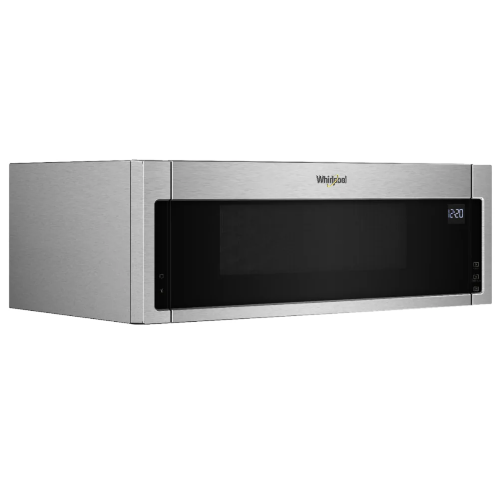Whirlpool 1.1-cu ft 1000-Watt Low Profile 30-in Over-the-Range Microwave (Stainless Steel)