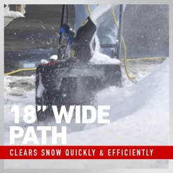 Toro Power Curve 18-in Single-stage Push Electric Snow Blower