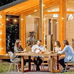 Fire Sense 46000-BTU Silver Stainless Steel Floorstanding Liquid Propane Patio Heater