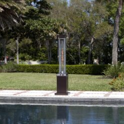 Fire Sense 46000-BTU Bronze Steel Floorstanding Liquid Propane Patio Heater