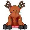 WELLFOR 8.5-ft Lighted Reindeer Christmas Inflatable