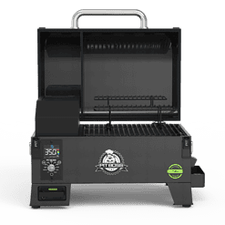 Pit Boss Battery Powered 256-Sq in Black Portable Wood Pellet Grill