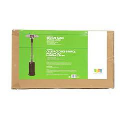 Four Seasons Courtyard 40000-BTU Bronze Stainless Steel Floorstanding Liquid Propane Patio Heater