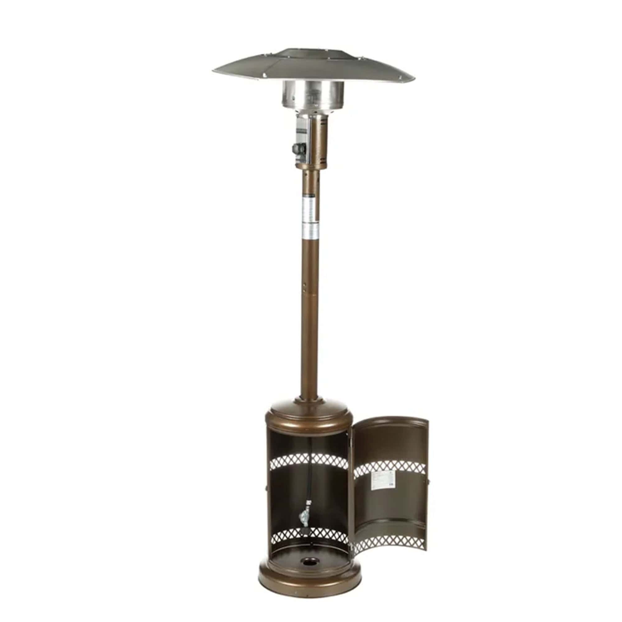 Four Seasons Courtyard 40000-BTU Bronze Stainless Steel Floorstanding Liquid Propane Patio Heater