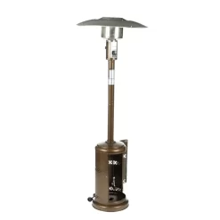 Four Seasons Courtyard 40000-BTU Bronze Stainless Steel Floorstanding Liquid Propane Patio Heater