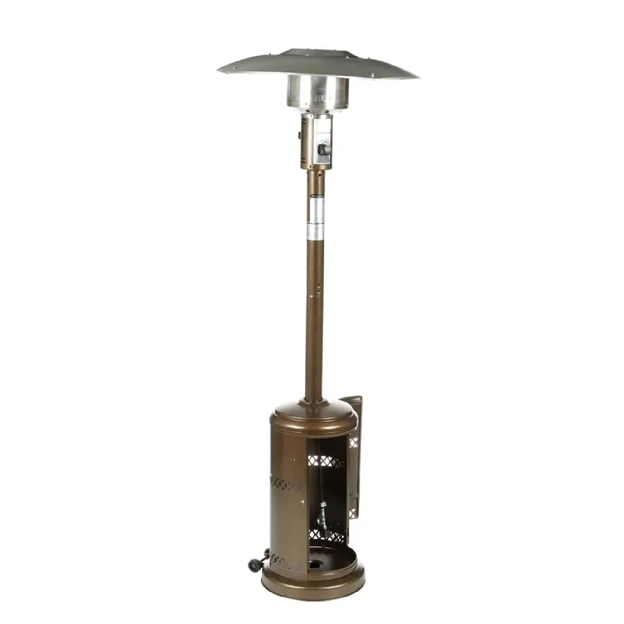 Four Seasons Courtyard 40000-BTU Bronze Stainless Steel Floorstanding Liquid Propane Patio Heater
