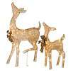 National Tree Company 38-in Deer Free Standing Decoration with White LED Lights