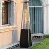 Nuu Garden 48000-BTU Black Steel Floorstanding Liquid Propane Patio Heater